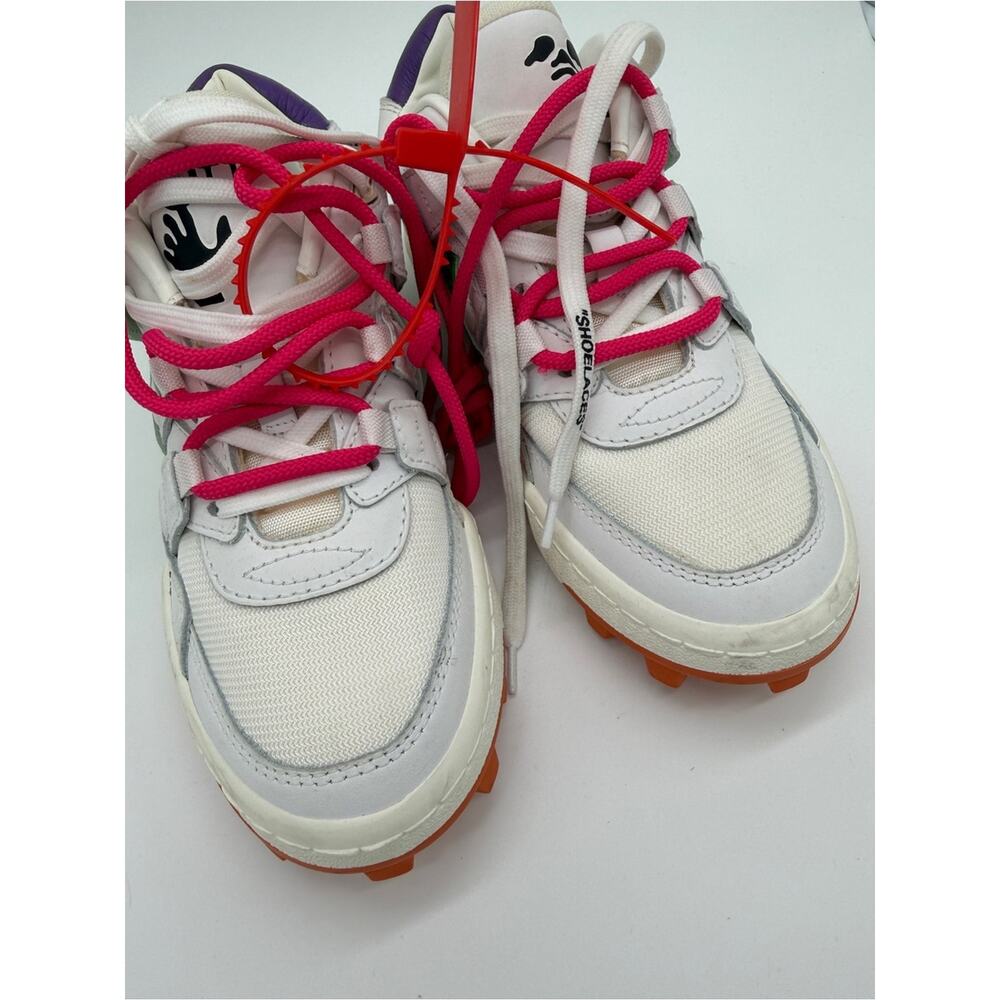 Off-White Mountain Cleats Low-Top Sneakers White Trail Sole - US 7 - Picture 6 of 14